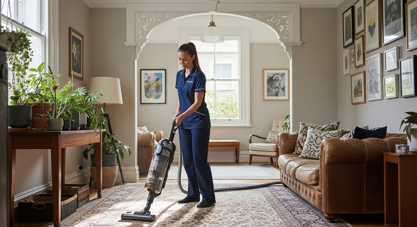End of lease cleaning in Annandale living room