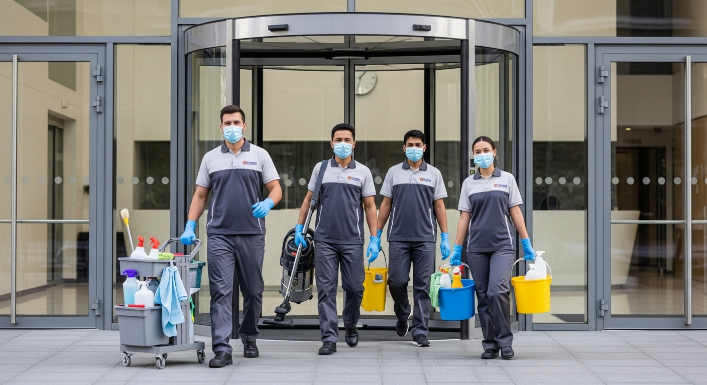 Canberra office cleaners team
