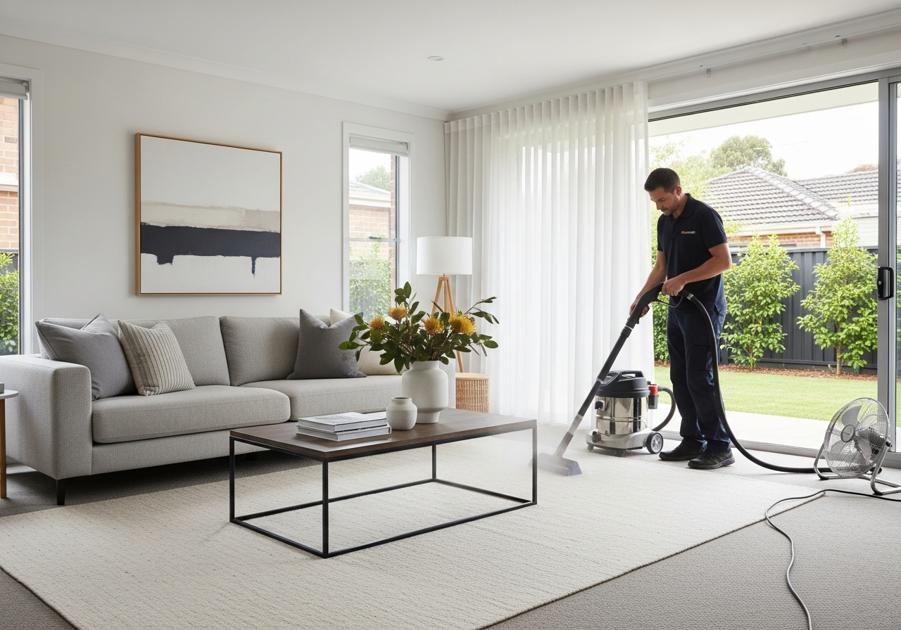 steam carpet cleaning in Essendon North home