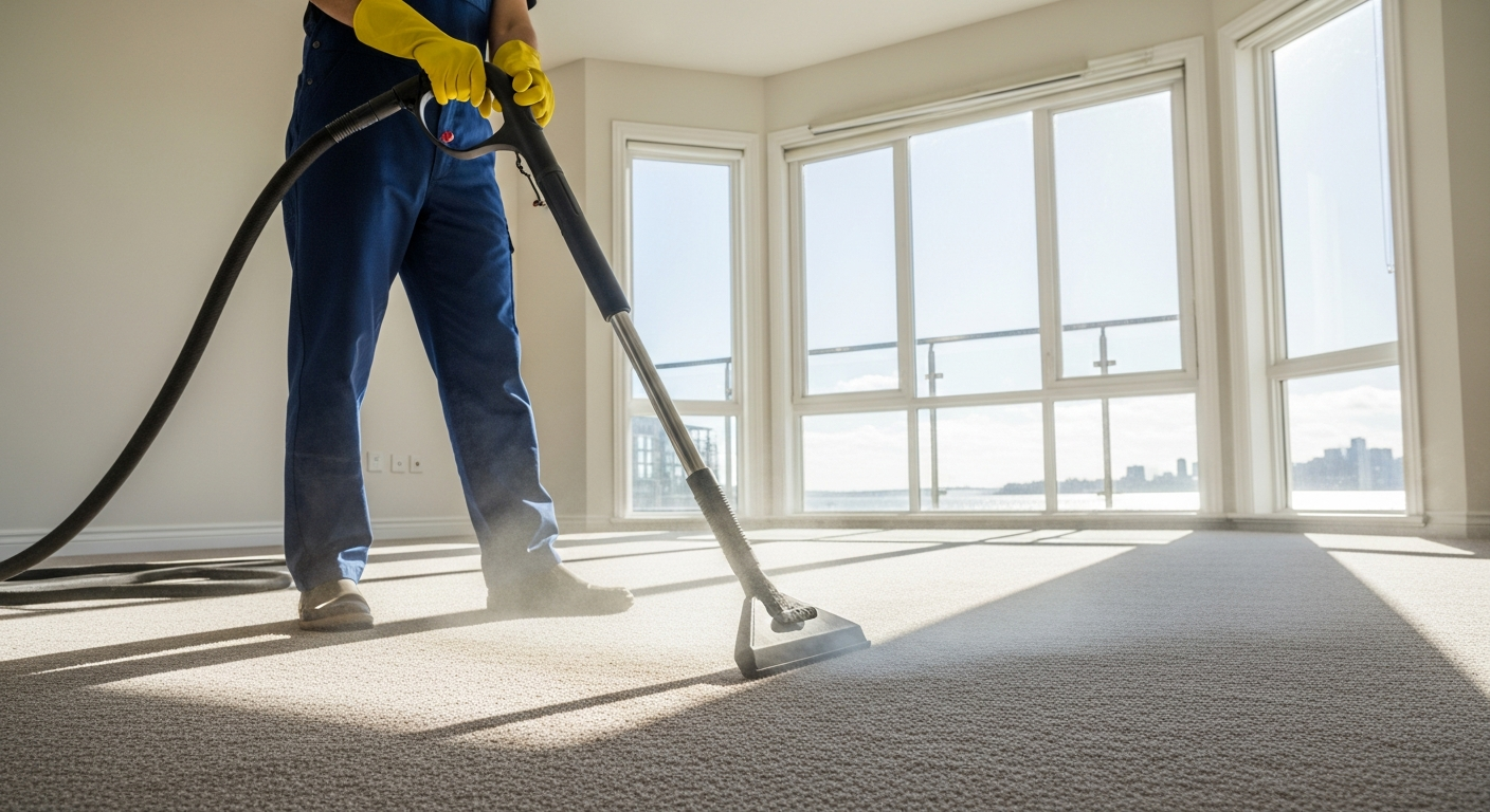 Carpet steam cleaning in Bayview home