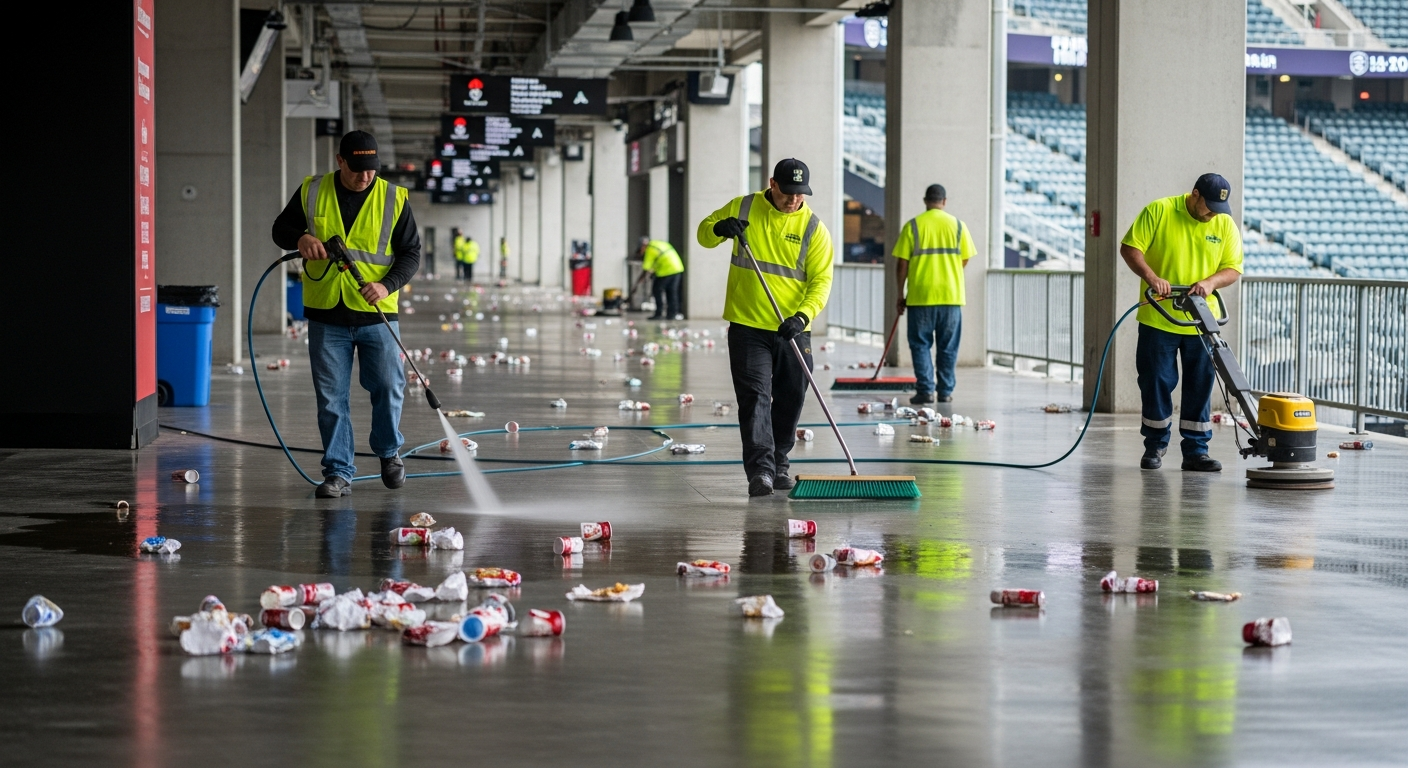 Event clean at Sydney Olympic Park