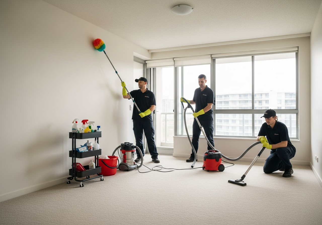 End of lease cleaning Essendon West living room