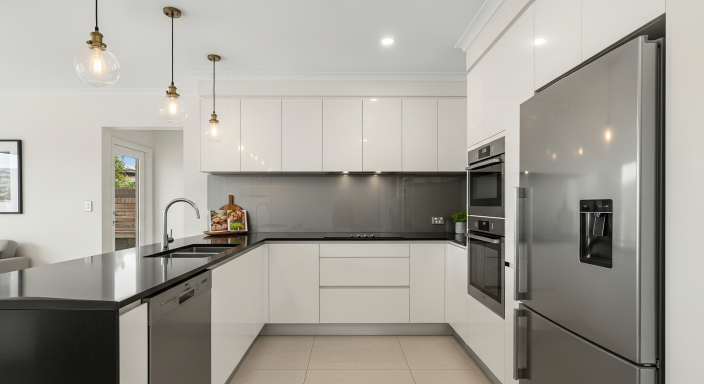 Clean Balwyn North kitchen after end of lease cleaning