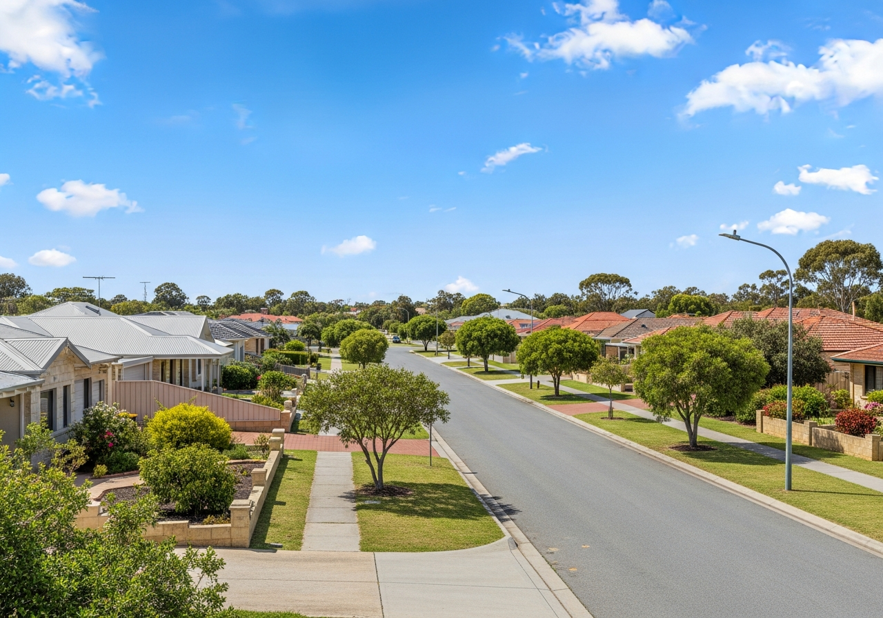 Carine suburb homes and parklands