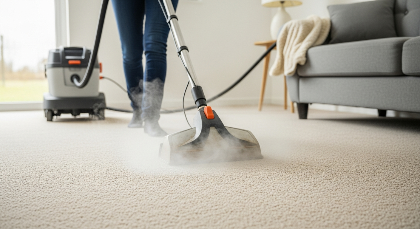 Carpet steam clean
