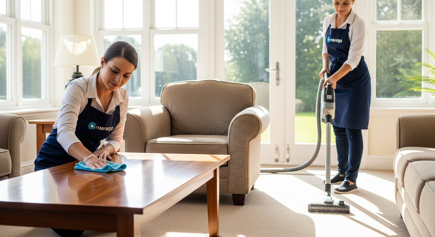 End of lease cleaners at work