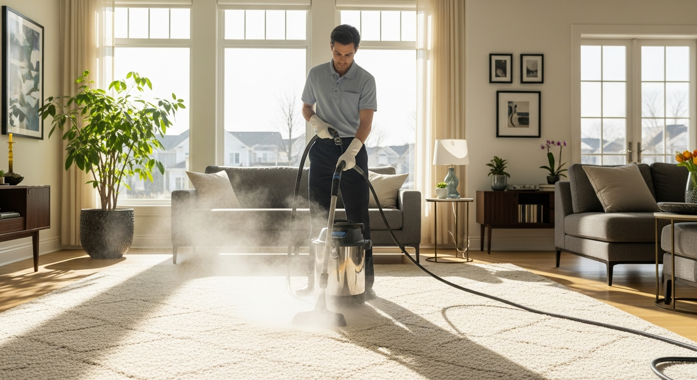 Carpet cleaning during vacate clean