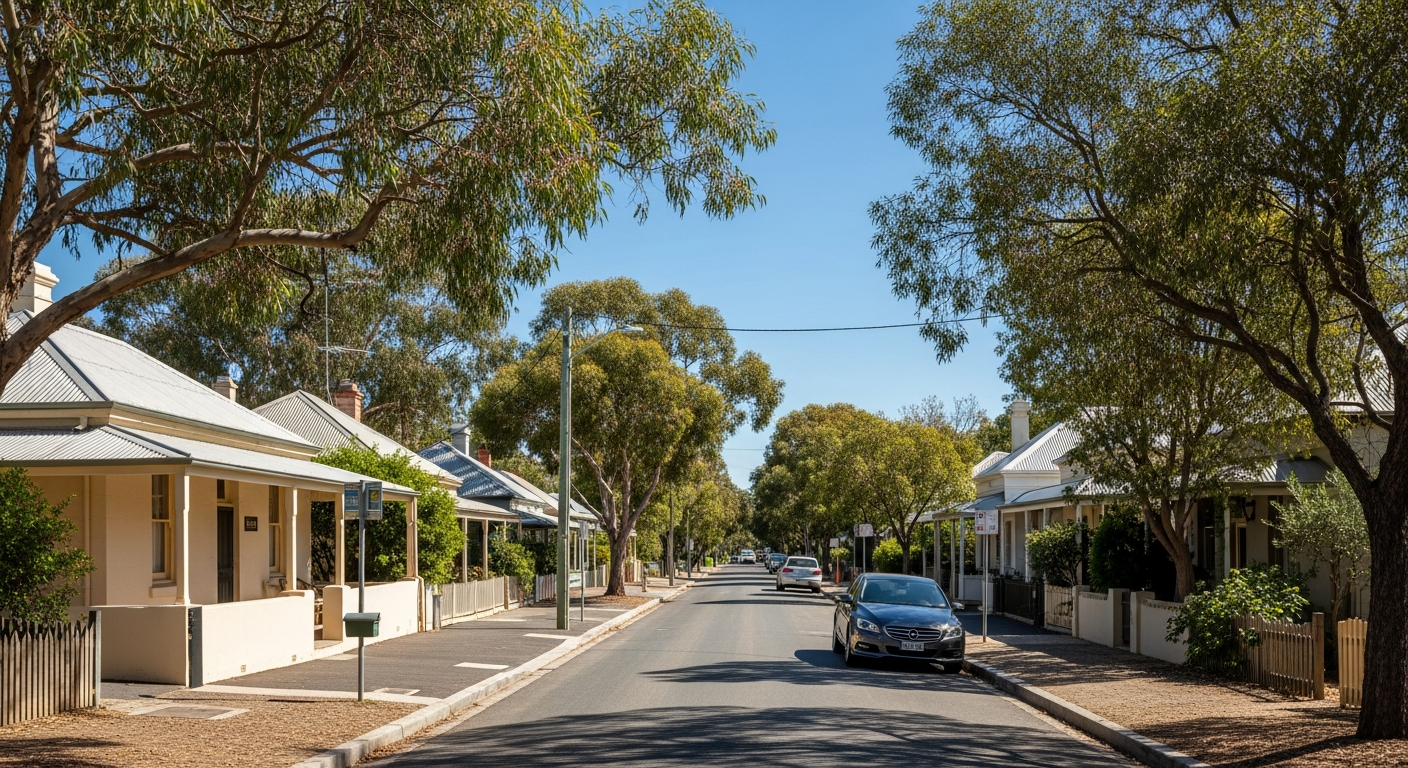 White Gum Valley street near Fremantle