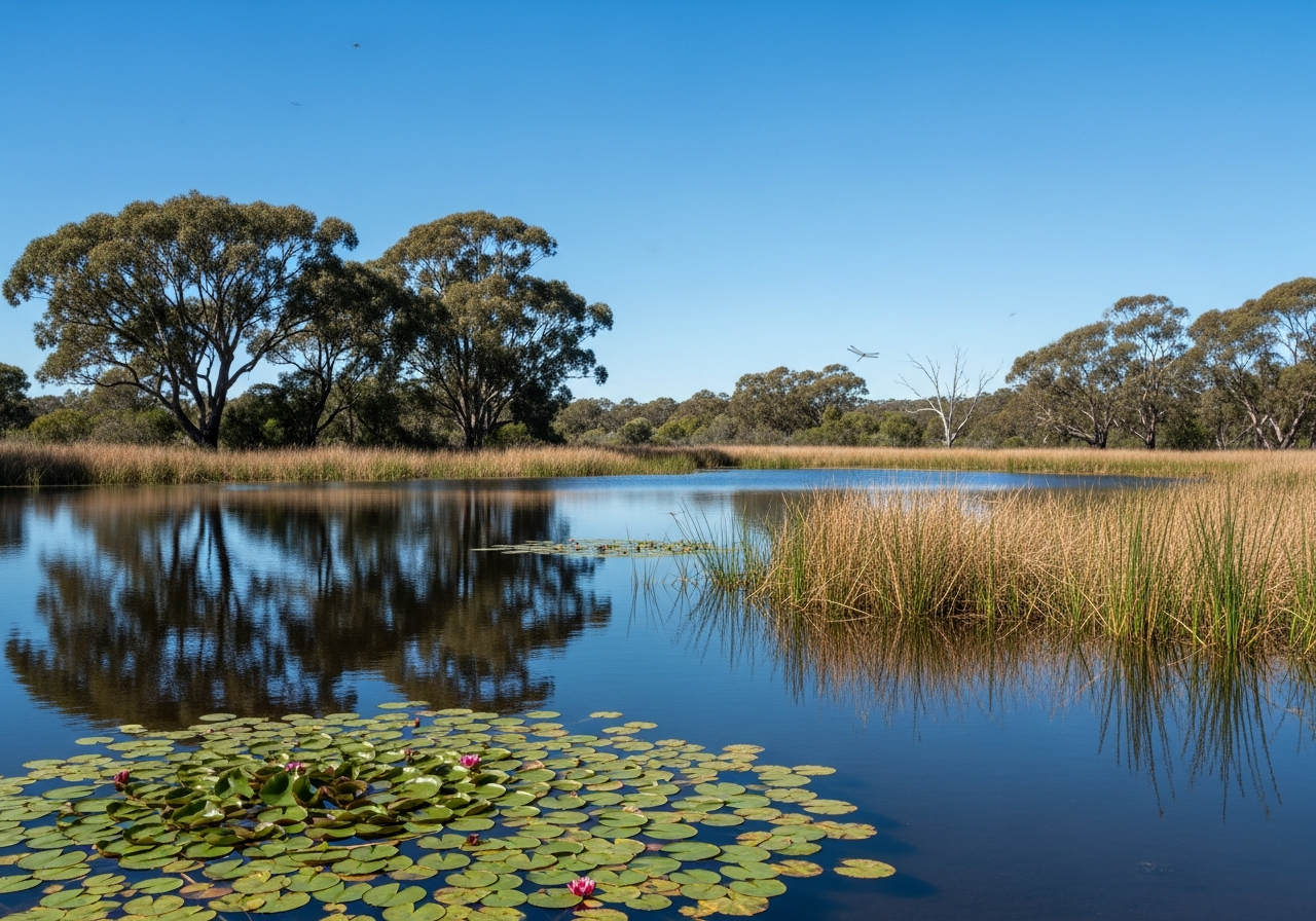 Mandogalup wetlands and native vegetation
