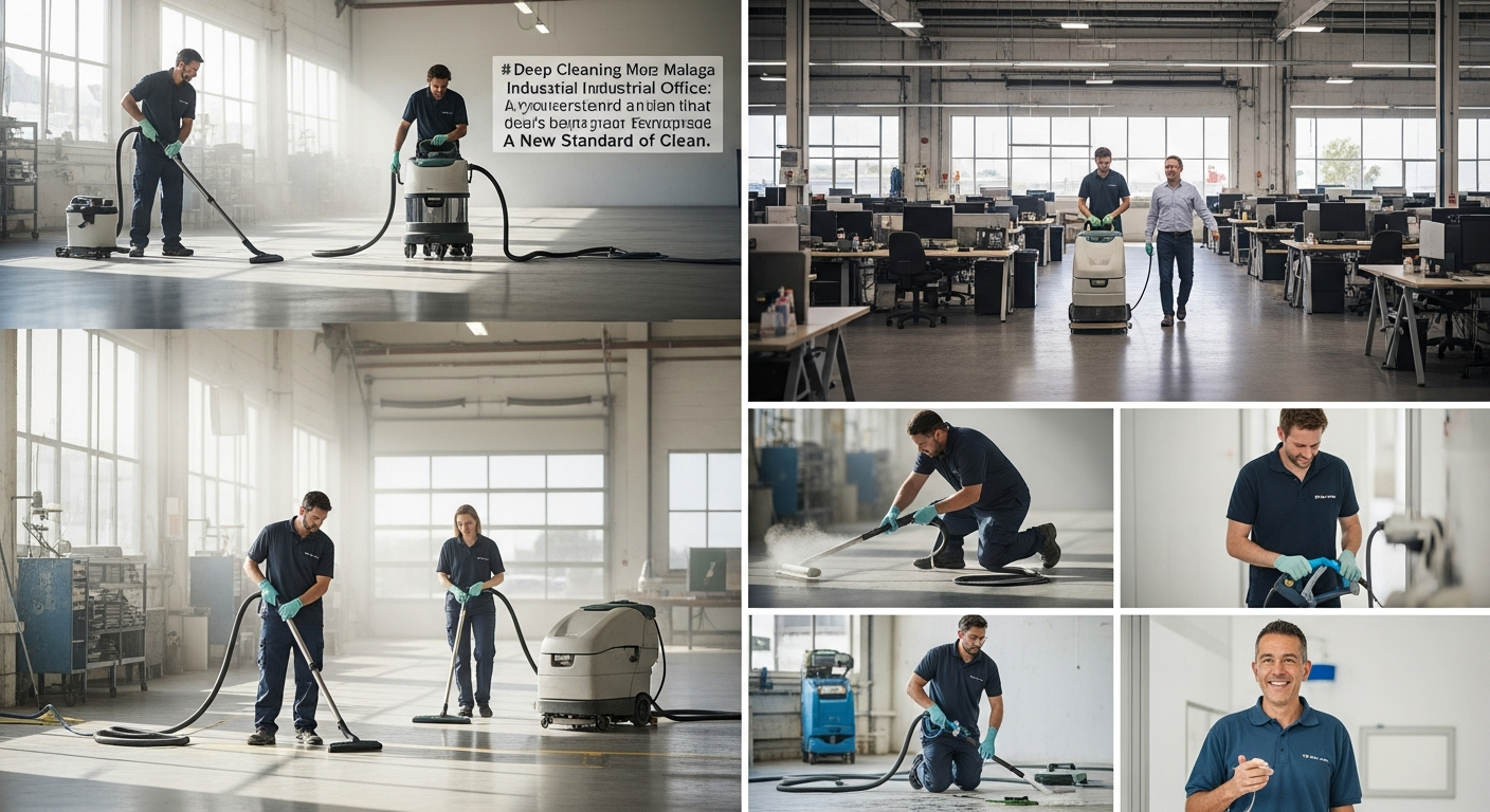 End of lease cleaners in Malaga warehouse