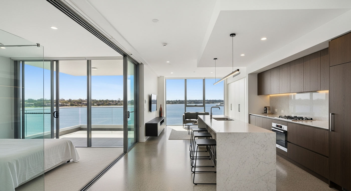 East Perth apartment interior clean