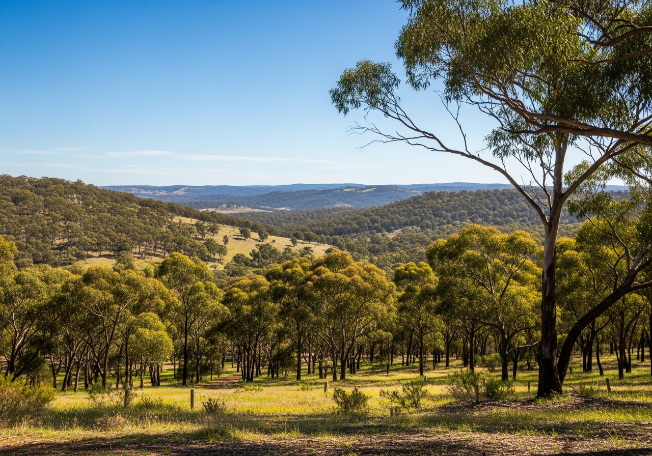 Pickering Brook orchards and bushland