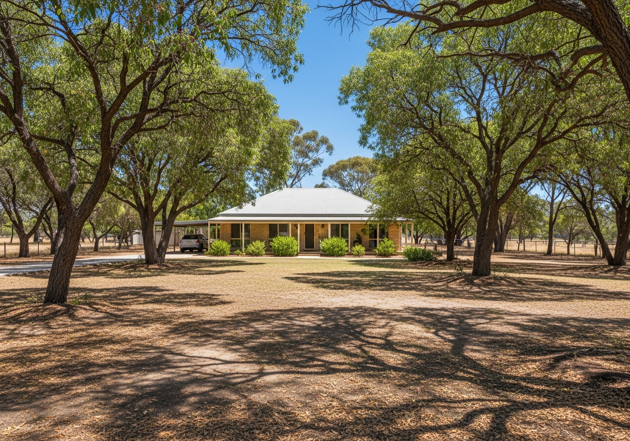 Oakford property with yard