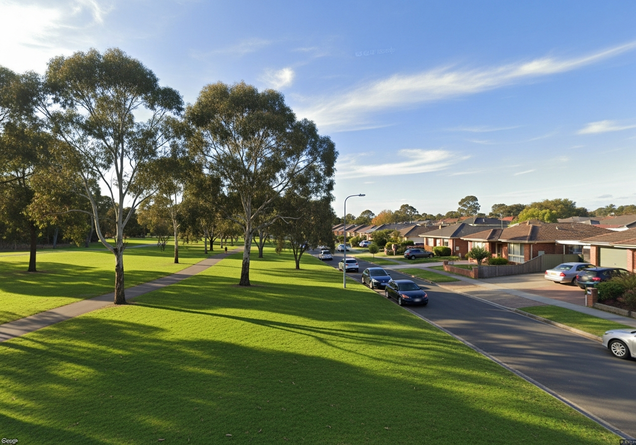 Calder Park street view and reserve