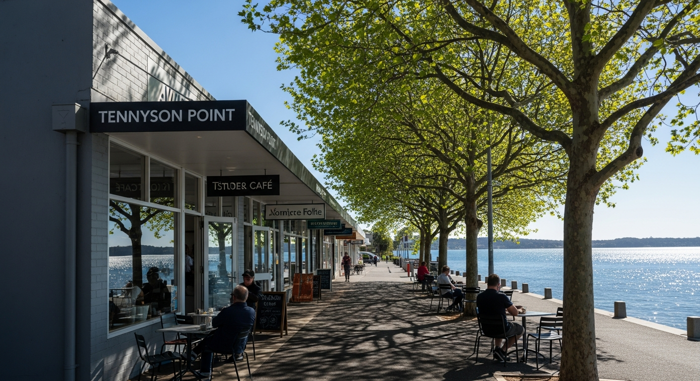 Tennyson Point waterfront and local businesses
