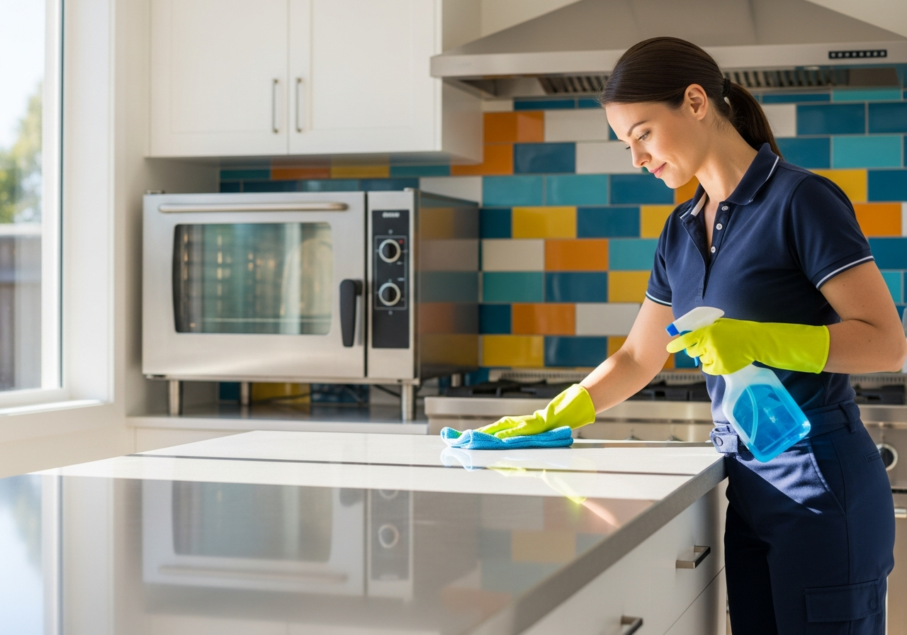 Oven and kitchen cleaning