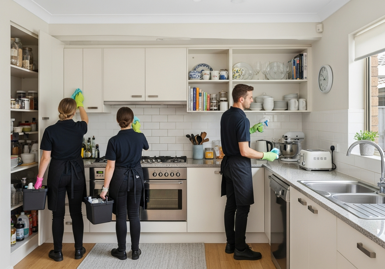 End of lease kitchen clean