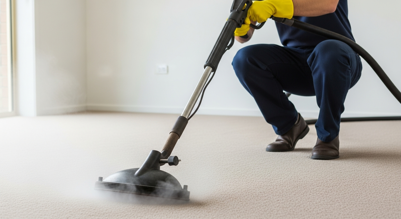 Carpet steam cleaning in South Kingsville property