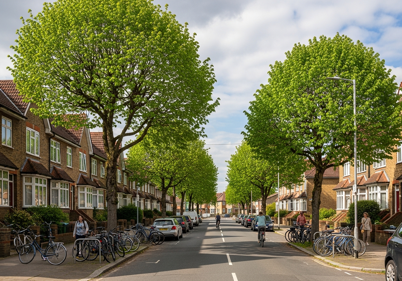 Kingsbury streetscape