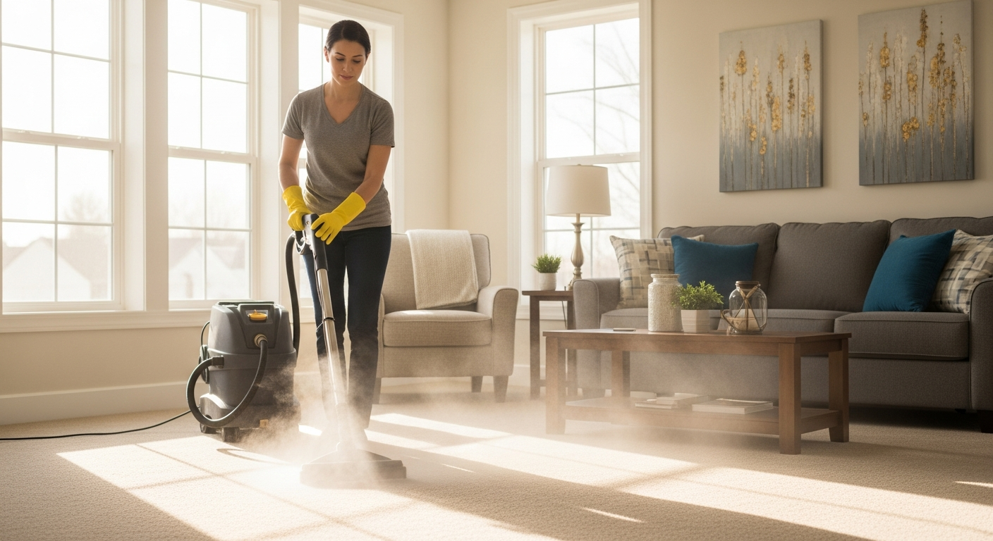Carpet steam cleaning in Myaree rental
