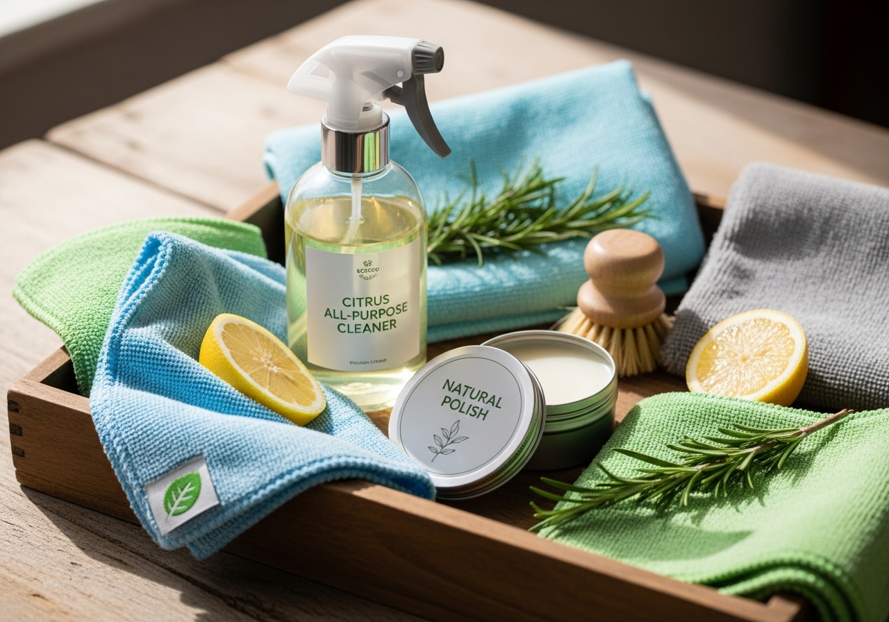 Eco-friendly cleaning supplies