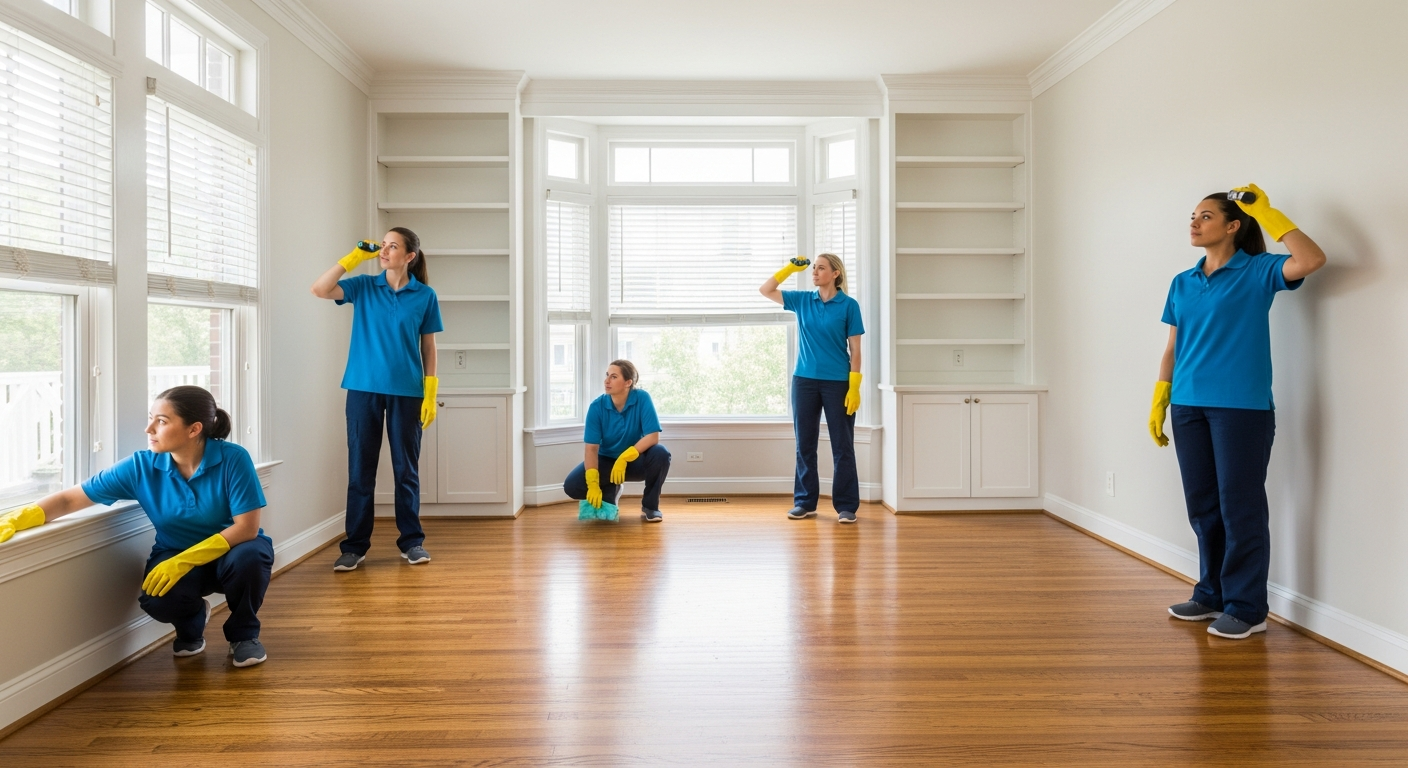 End of lease cleaning inspection