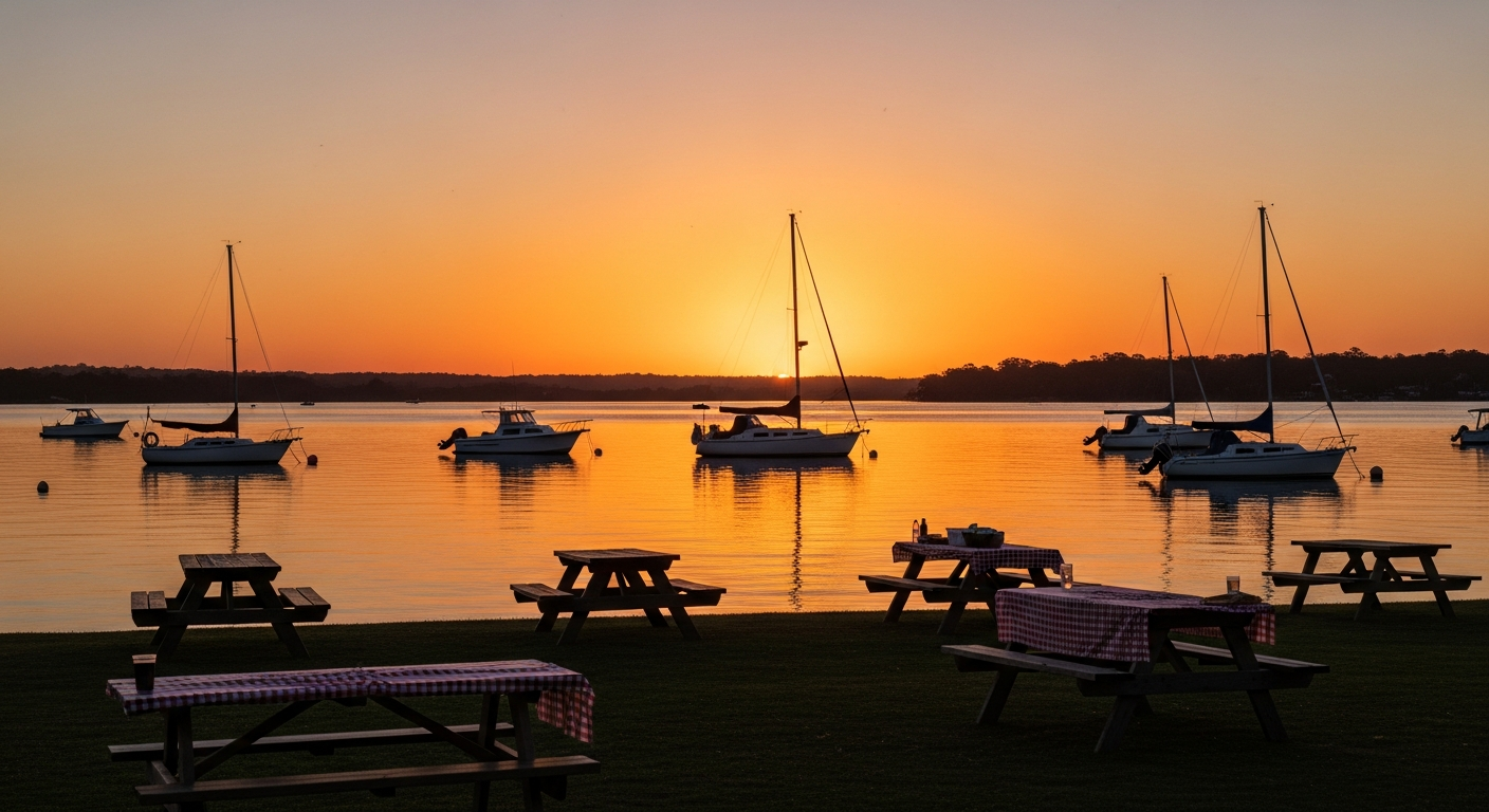 Georges River Picnic Point sunset