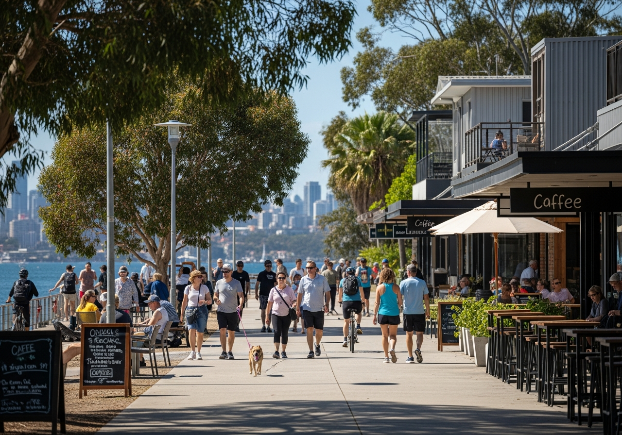 Russell Lea Iron Cove foreshore