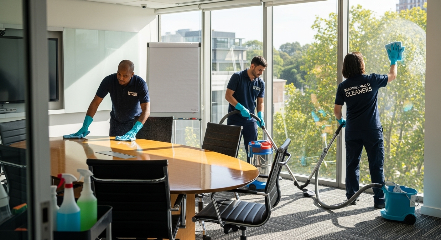 Commercial cleaners in Bardwell Valley office