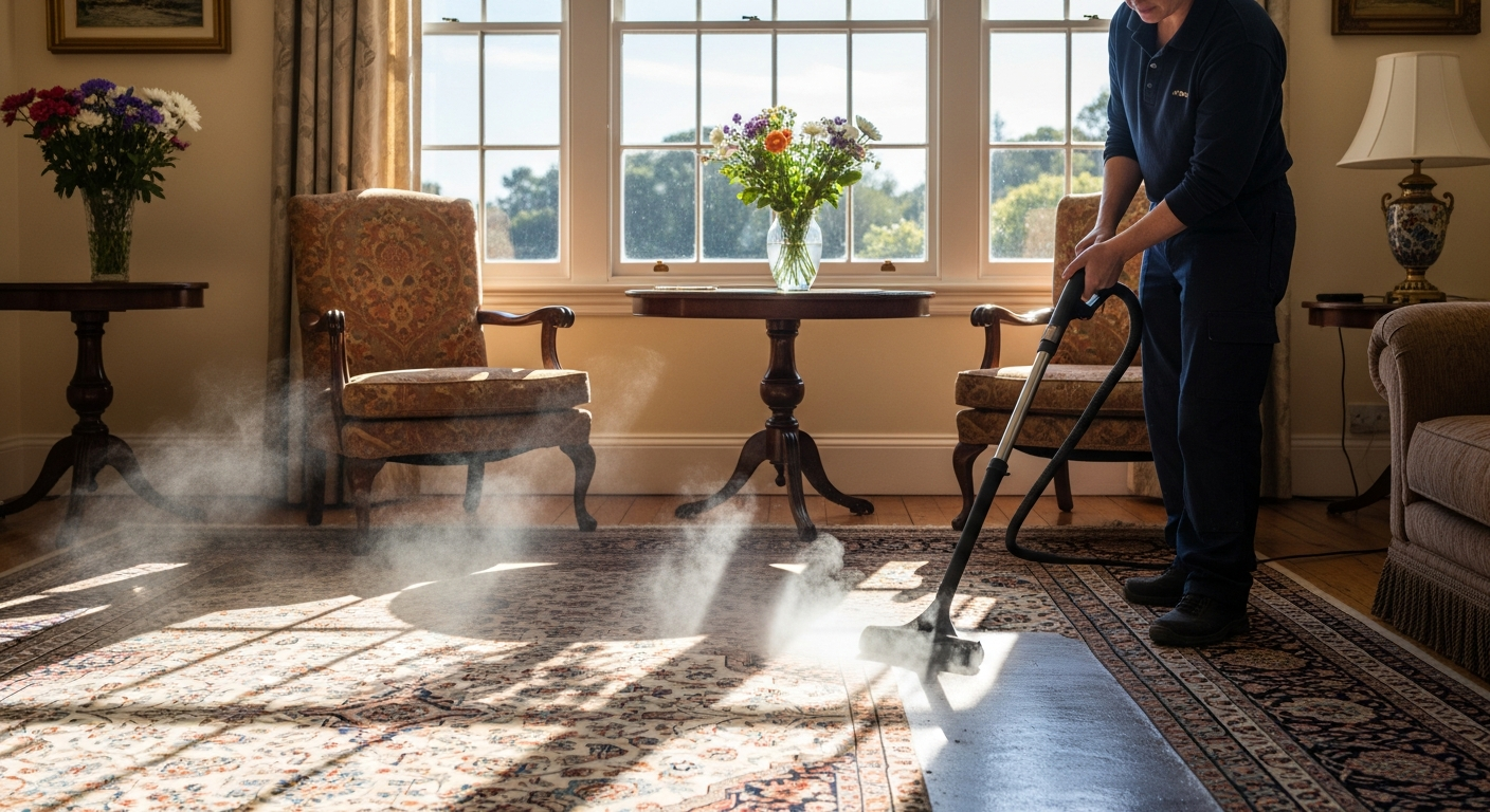 Carpet steam cleaning in White Gum Valley home