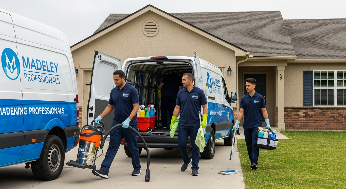 End of lease cleaning team in Madeley