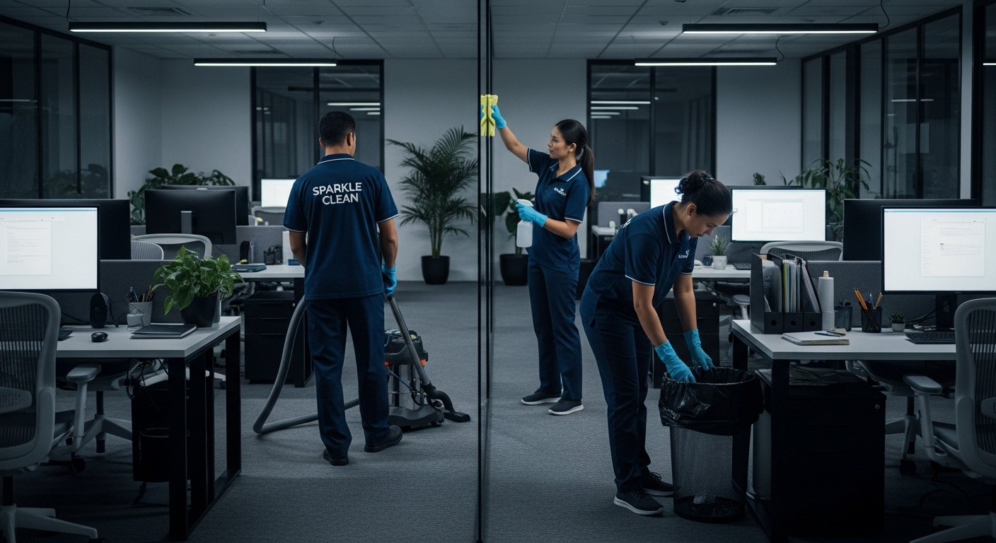 after-hours office cleaning