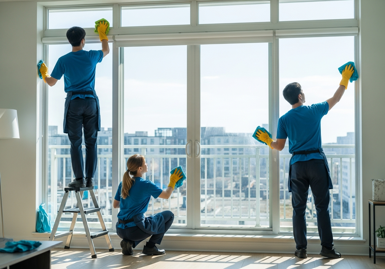 Window and glass cleaning
