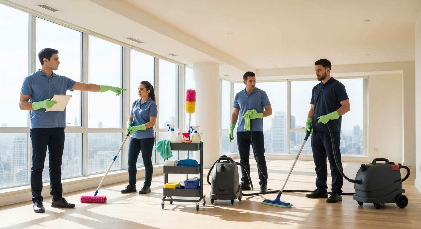 End of lease cleaning team