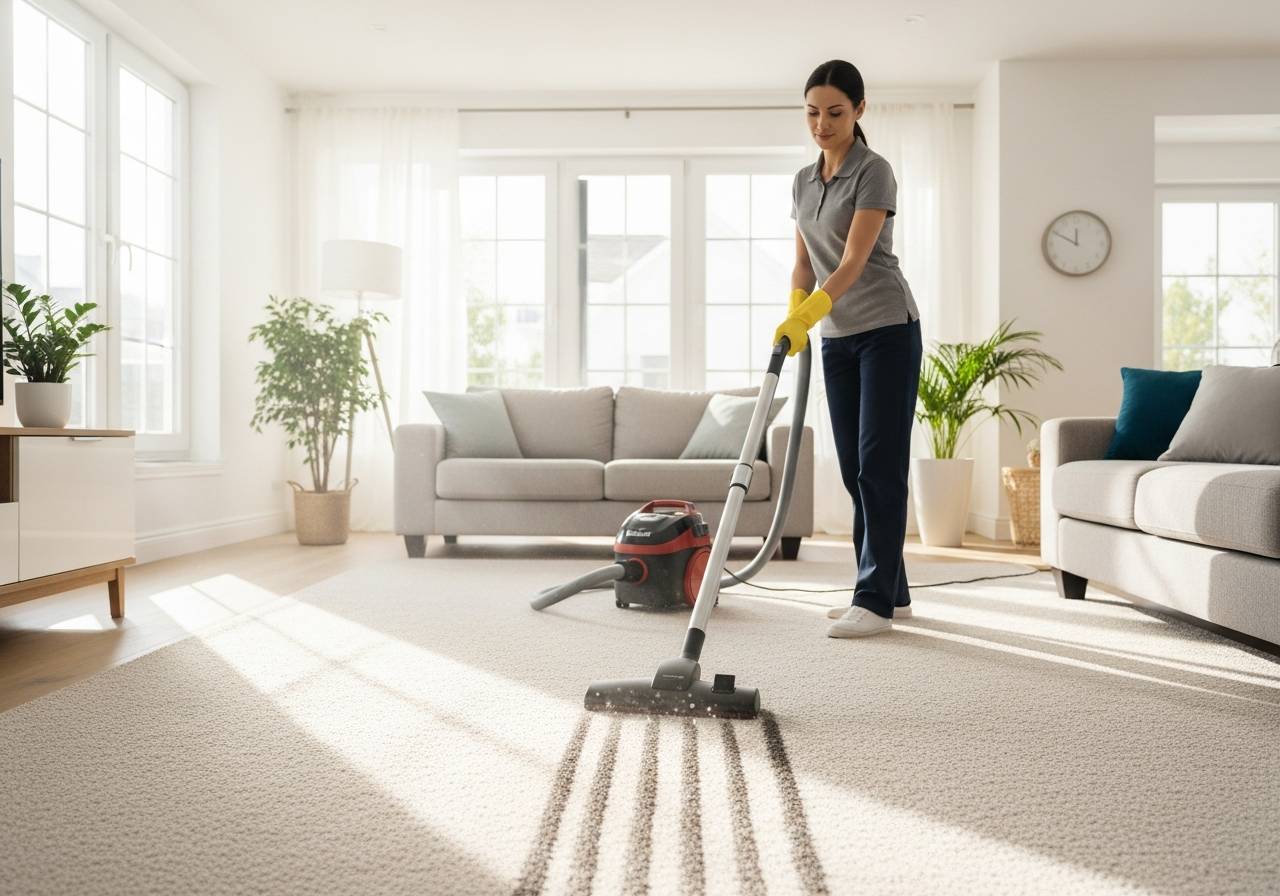 Carpet cleaning during end of lease clean