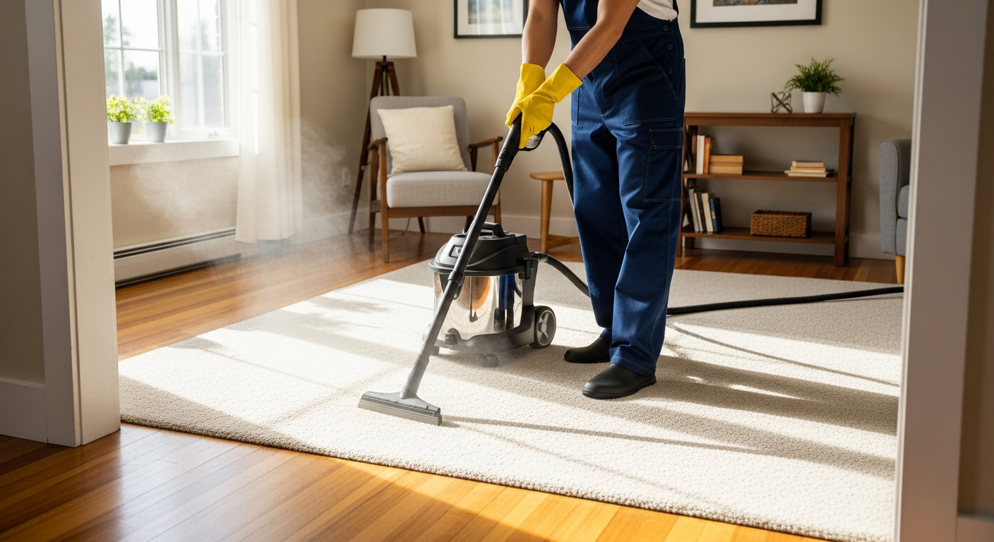 Carpet steam clean in Sherbrooke rental