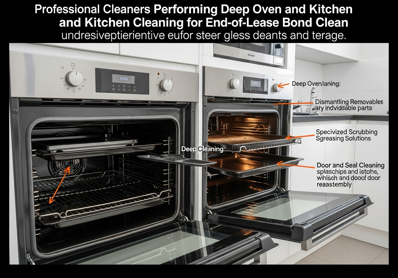 Oven and kitchen deep clean