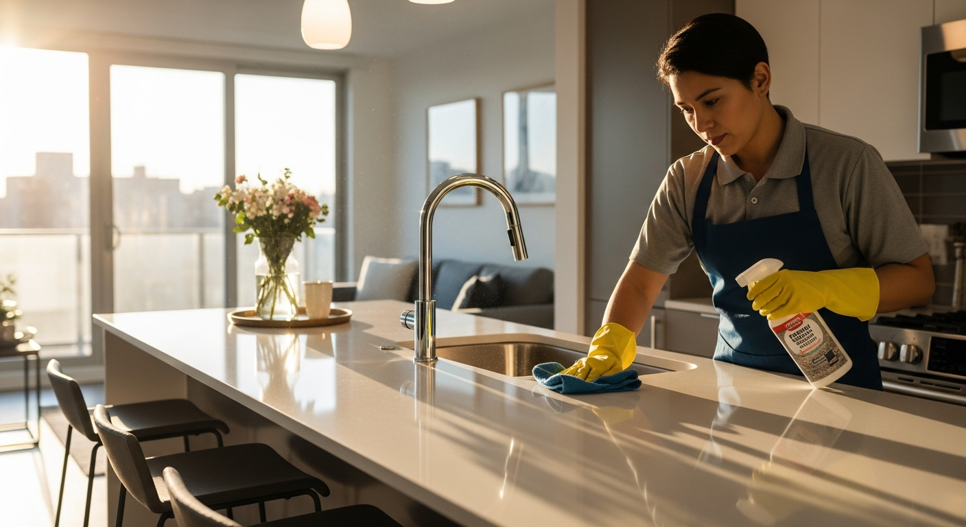 End of lease cleaning Bella Vista - kitchen clean