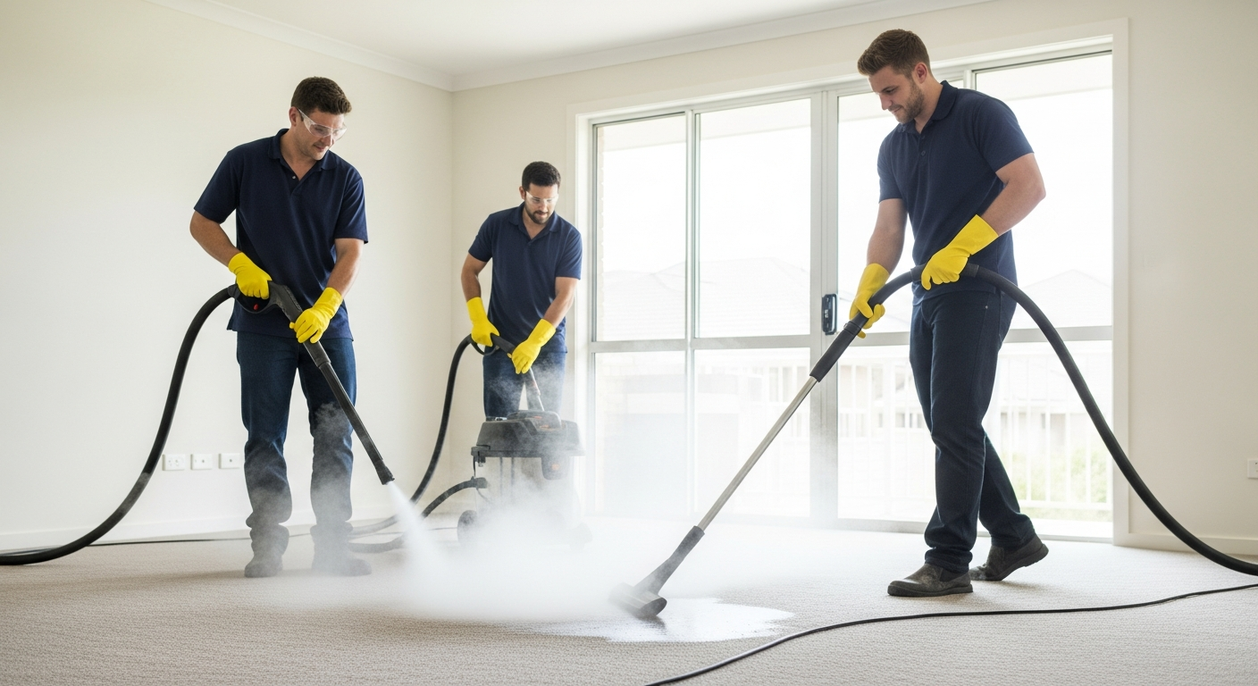 Carpet steam cleaning