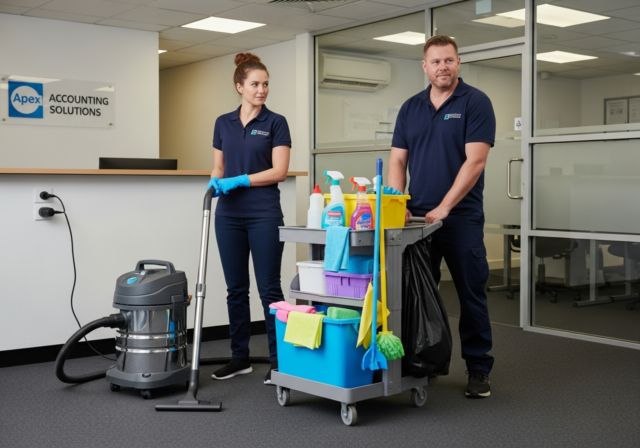 Commercial cleaners in Telopea office