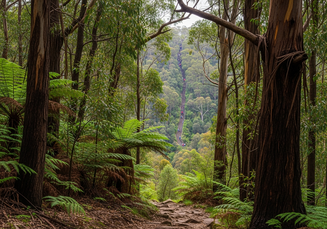 Ferntree Gully National Park walking trail