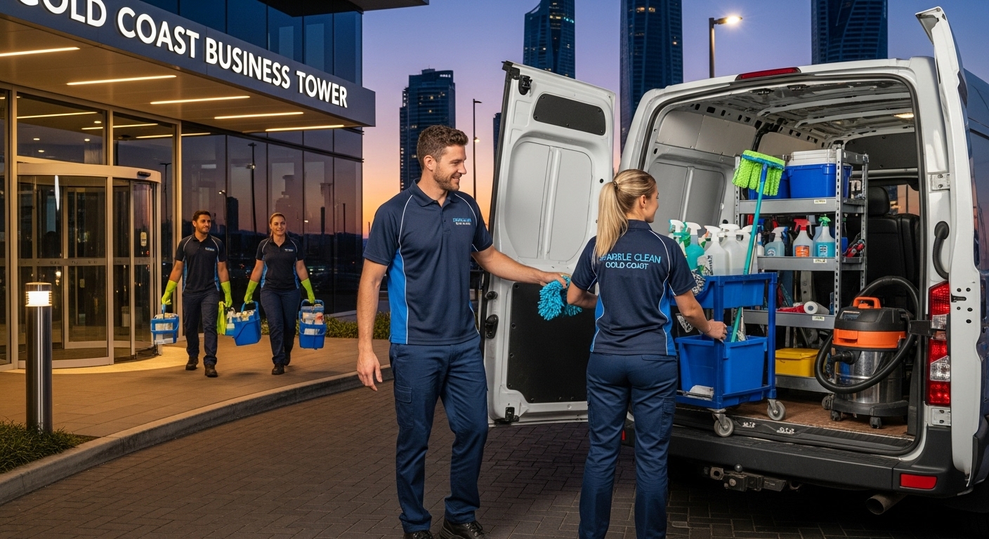 Gold Coast cleaning team