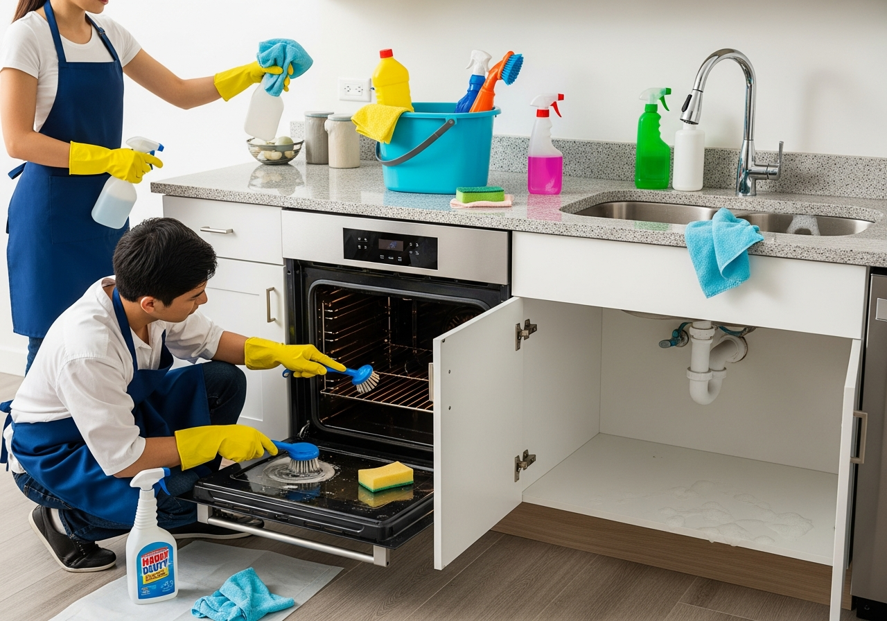 End of lease clean in Bundoora kitchen