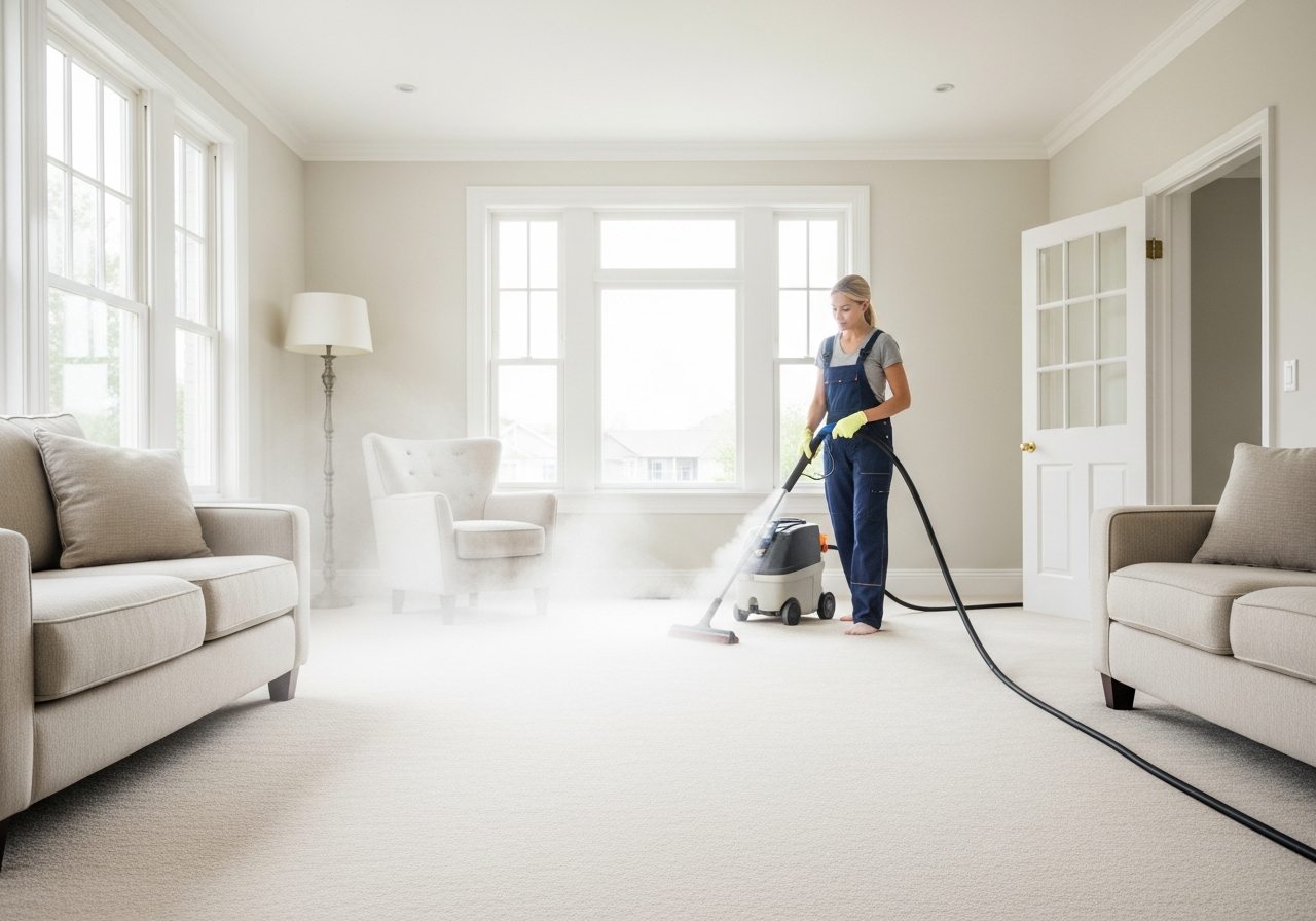 Carpet steam clean