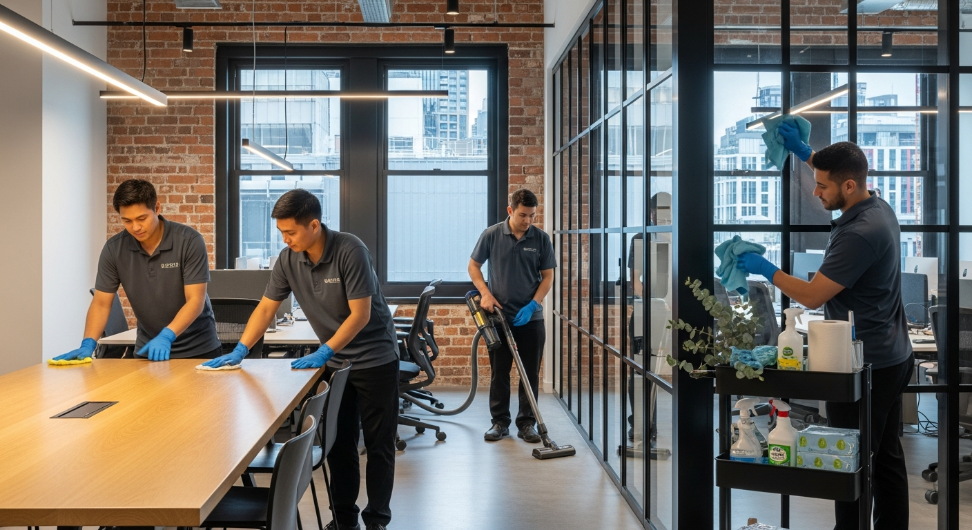 Redfern commercial cleaning team
