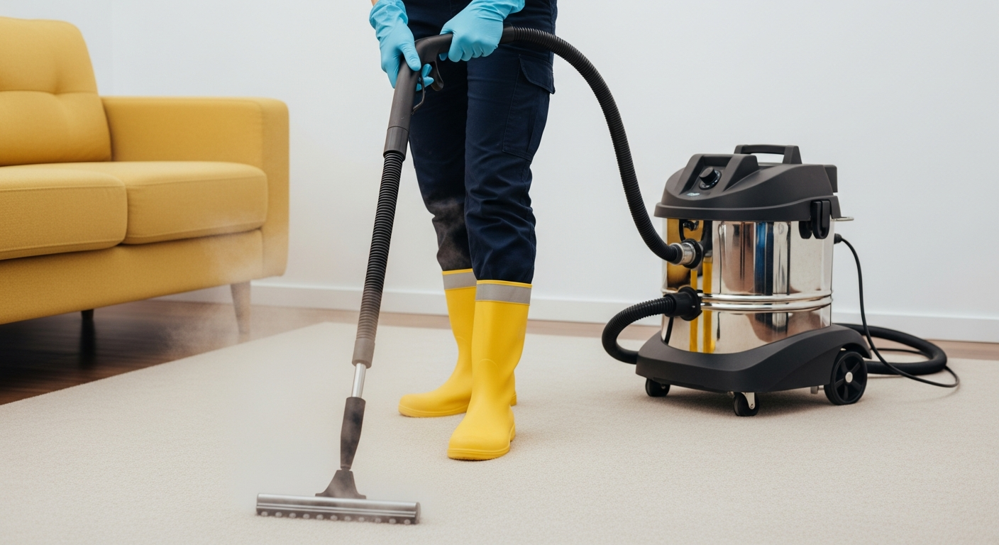 Carpet steam cleaning