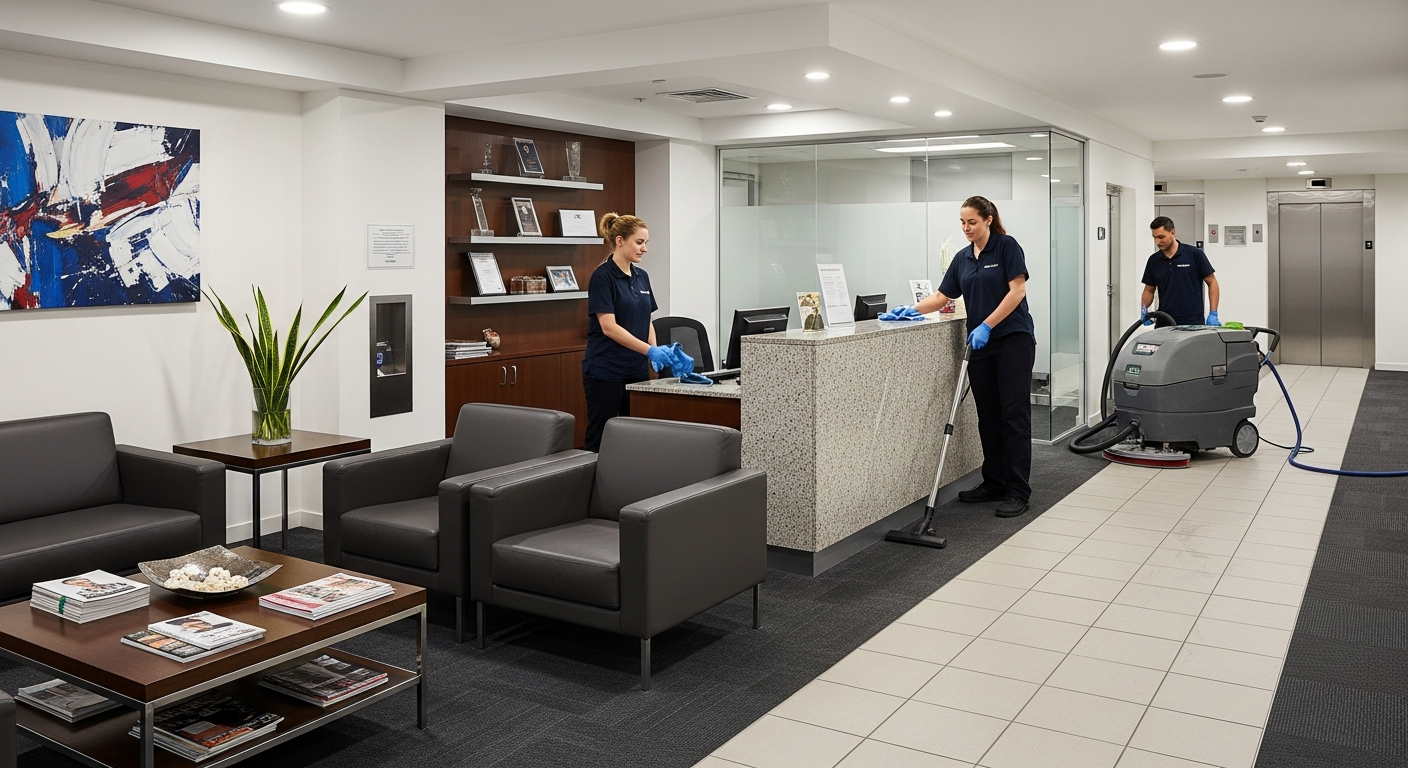 Commercial cleaners in Summer Hill office