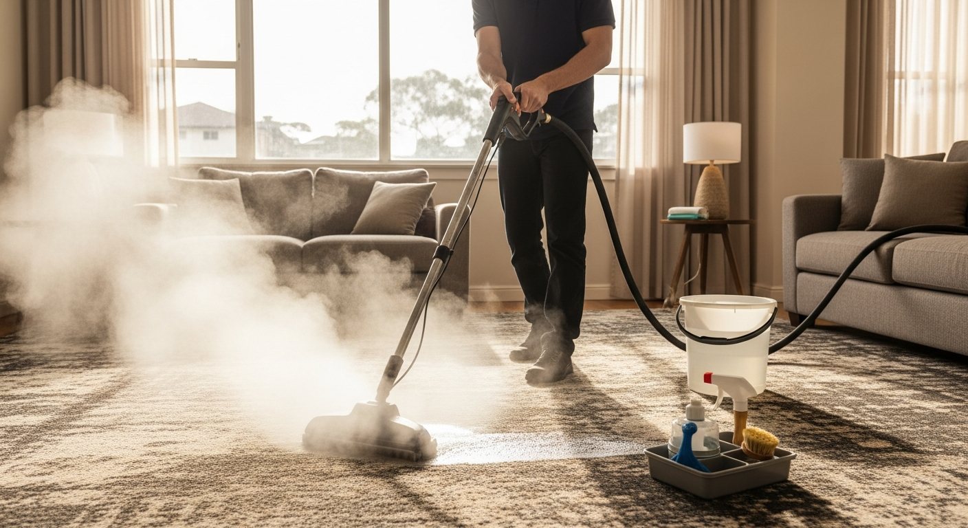 Carpet steam cleaning in Hawthorn
