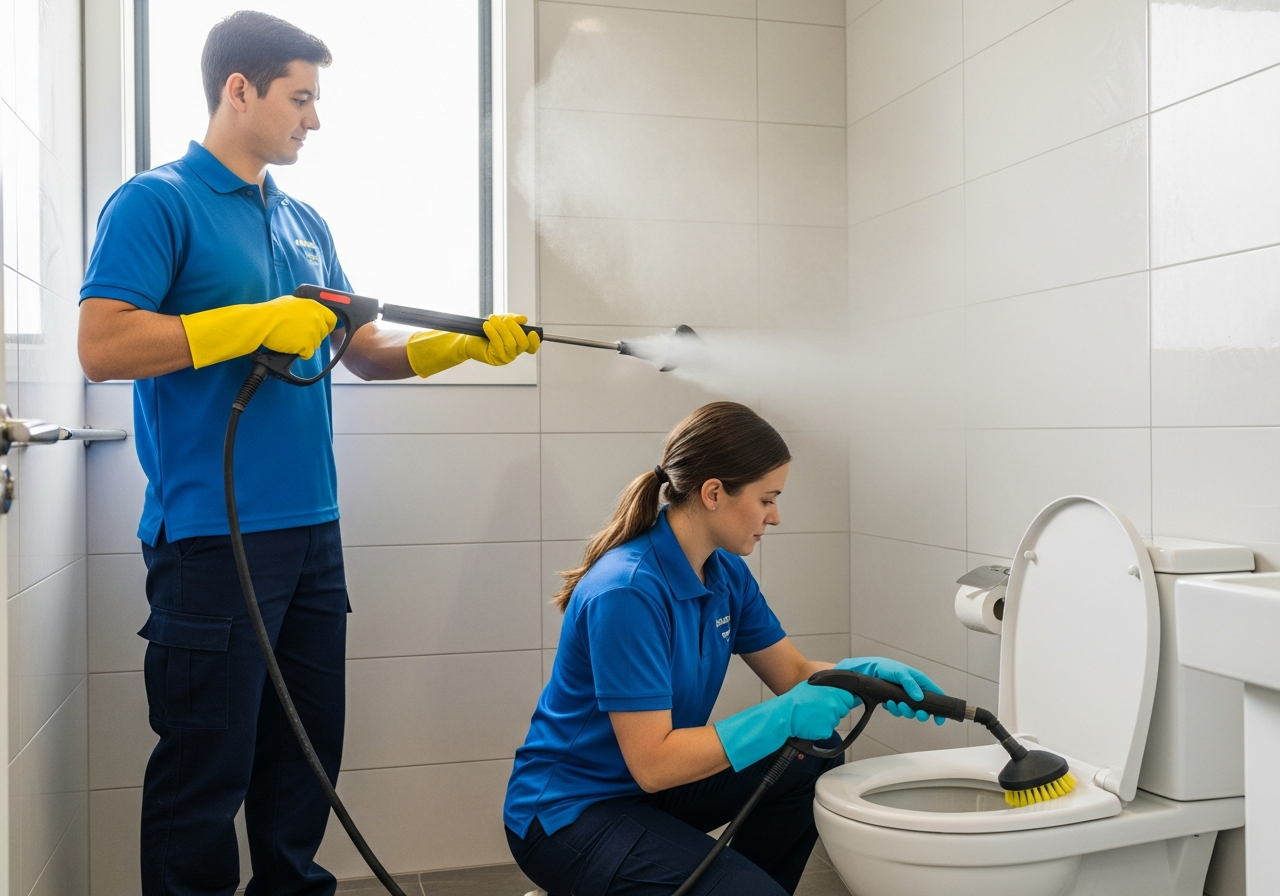 End of lease bathroom cleaning