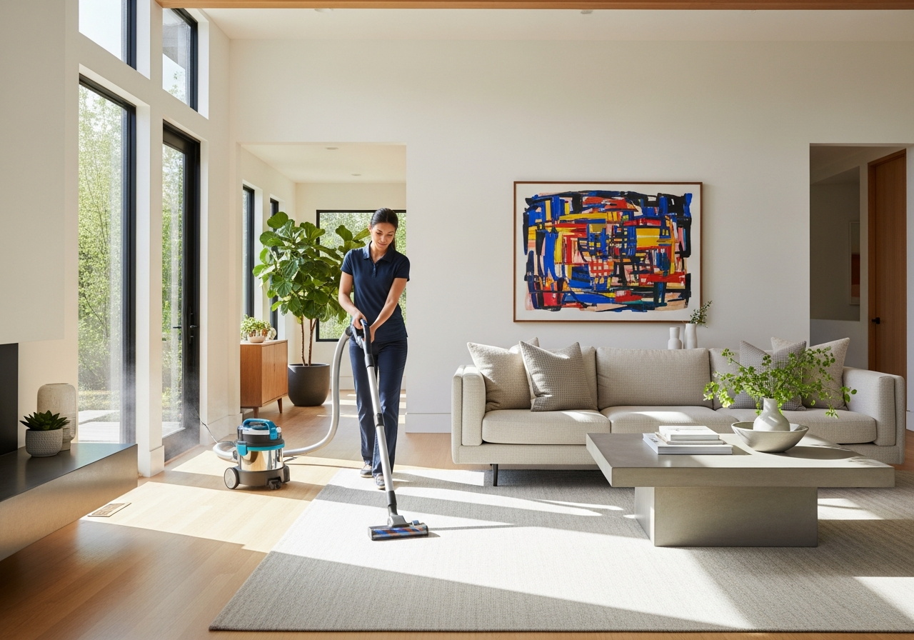 End of lease cleaner in Sunshine West home